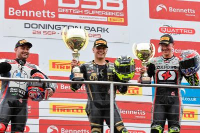 Donington Park, 2023, Podium 2, Ryde, Haslam Iddon, Showdown